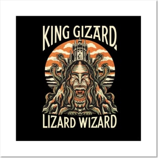 Lizard Wizard Posters and Art